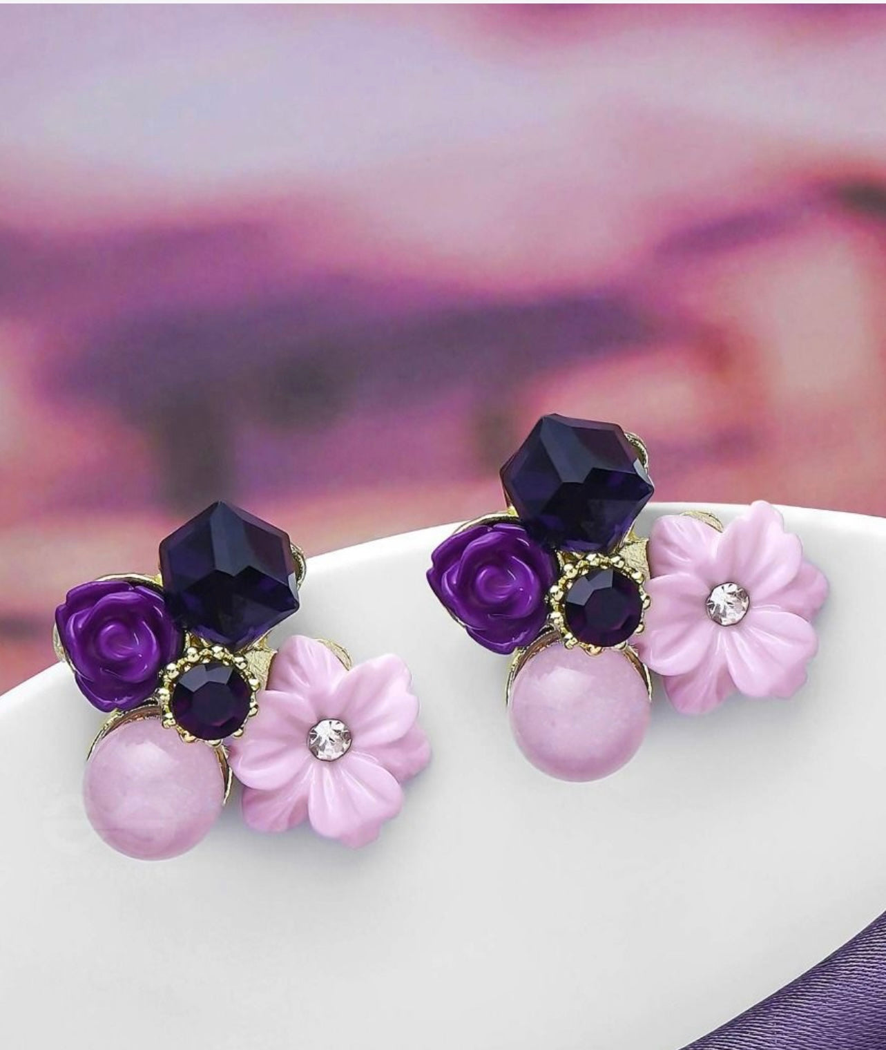 Purple studs