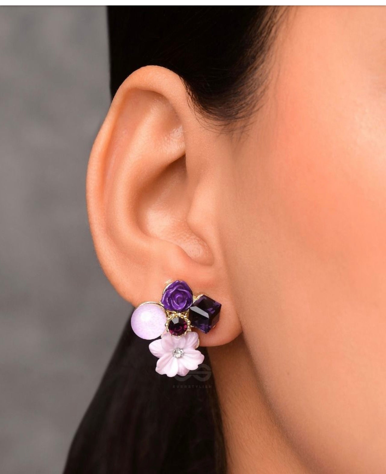 Purple studs