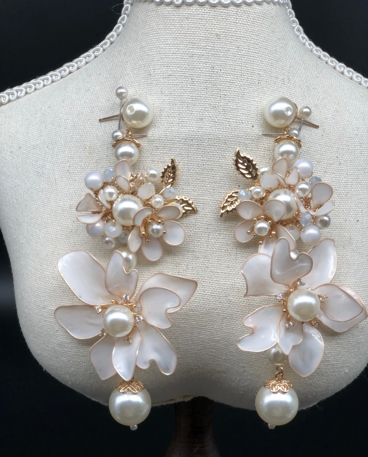 Ivory Bloom Earrings