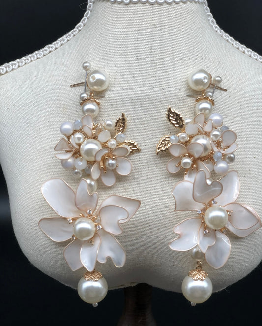 Ivory Bloom Earrings