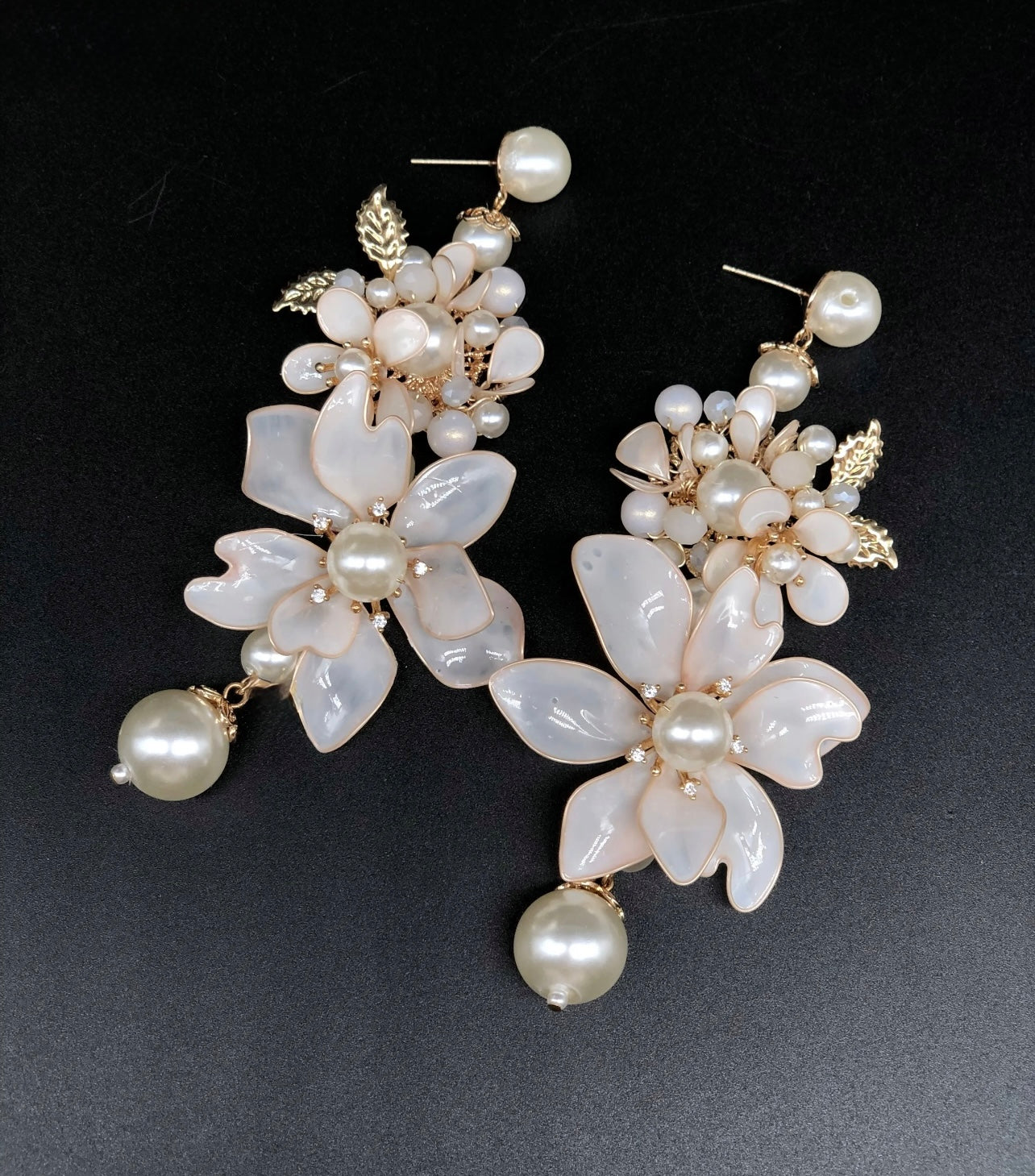 Ivory Bloom Earrings