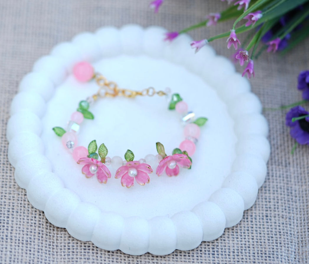 Cherry blossom bracelet