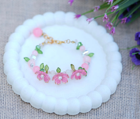 Cherry blossom bracelet
